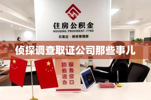 浮梁侦探调查取证公司那些事儿