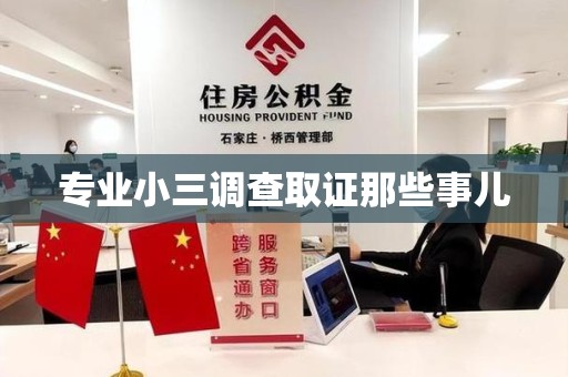 浮梁专业小三调查取证那些事儿