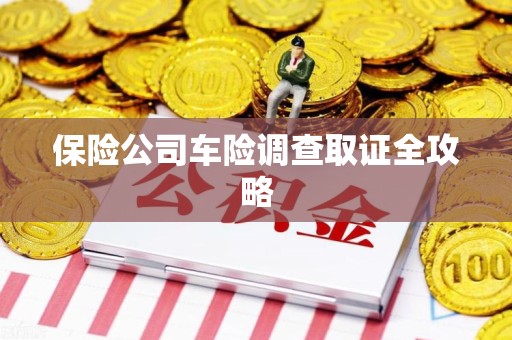 浮梁保险公司车险调查取证全攻略