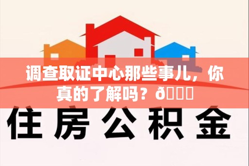 浮梁调查取证中心那些事儿，你真的了解吗？😎