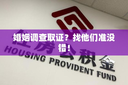 浮梁婚姻调查取证？找他们准没错！